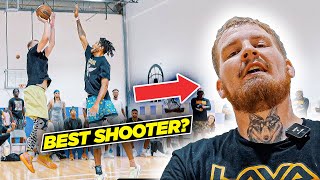 He Might Be The BEST SHOOTER On YouTube... 1v1 vs Former D1 Hooper