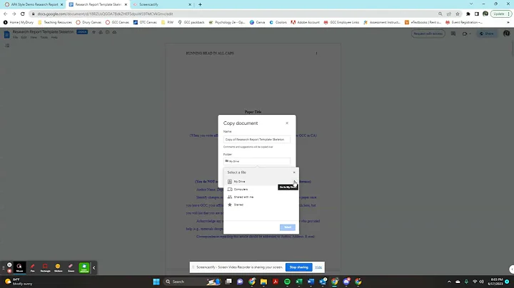Making a Copy of a Read-Only Google Doc to Edit