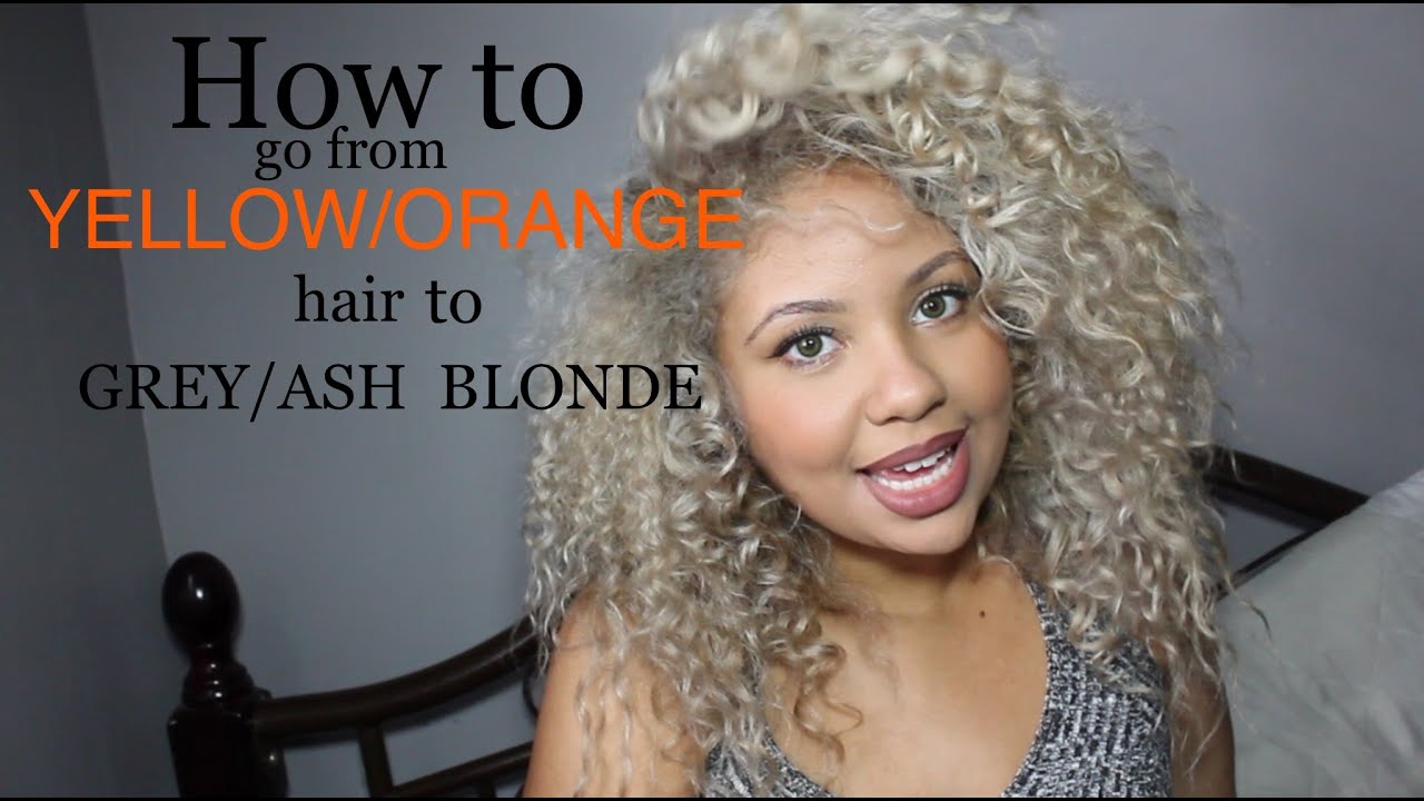 How To Get Rid Of Brassy Orange Hair Youtube