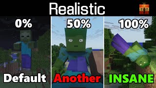 Realistic Soft Body Zombie - Default/Another/INSANE - Minecraft View screenshot 4