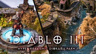 Diablo 3 Создание реалистичной диорамы с варваром (часть 1)