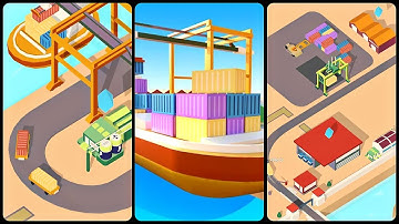 Idle Port Tycoon (Gameplay Android)