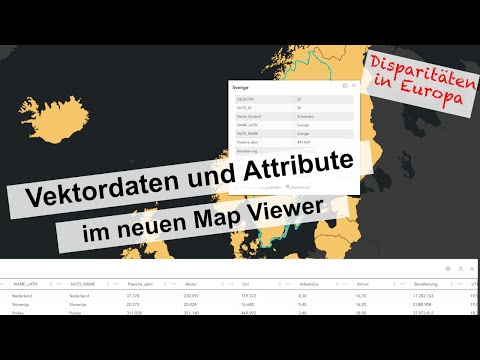 So arbeitest du mit Vektordaten und Attributtabellen im neuen Map Viewer von ArcGIS Online