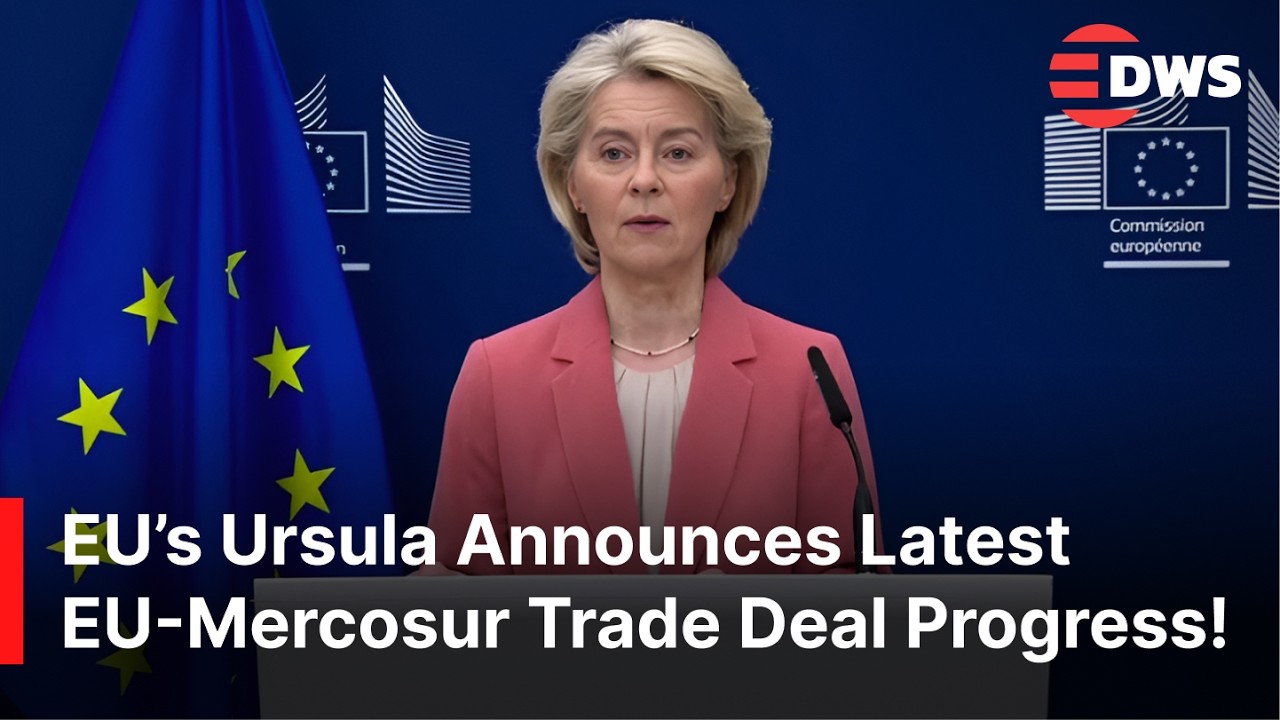 FULL PRESSER: EU Fast-Tracks Controversial Mercosur Trade Deal: Von der Leyen Update | AC1Z
