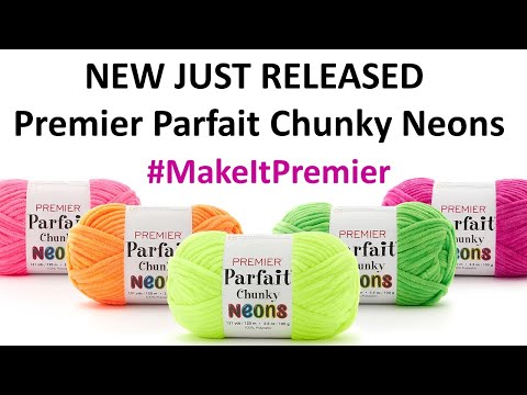 Premier PARFAIT Chunky Yarn, Crochet Bulky Yarn, Crochet Plushies Yarn 