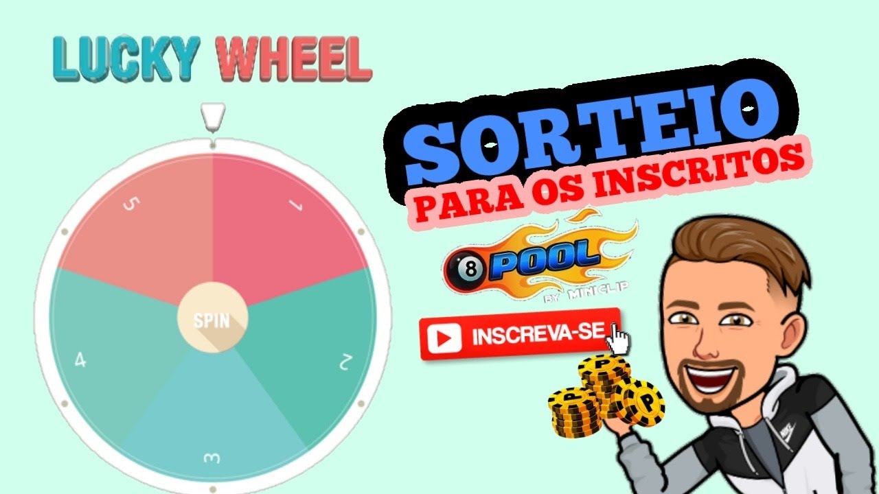 Sorteio Roda Roda 🔴 AO VIVO🔴 | 8 BALL POOL | RODA DA SORTE | SORTEIO 5M DE FICHAS ATÉ AO ...