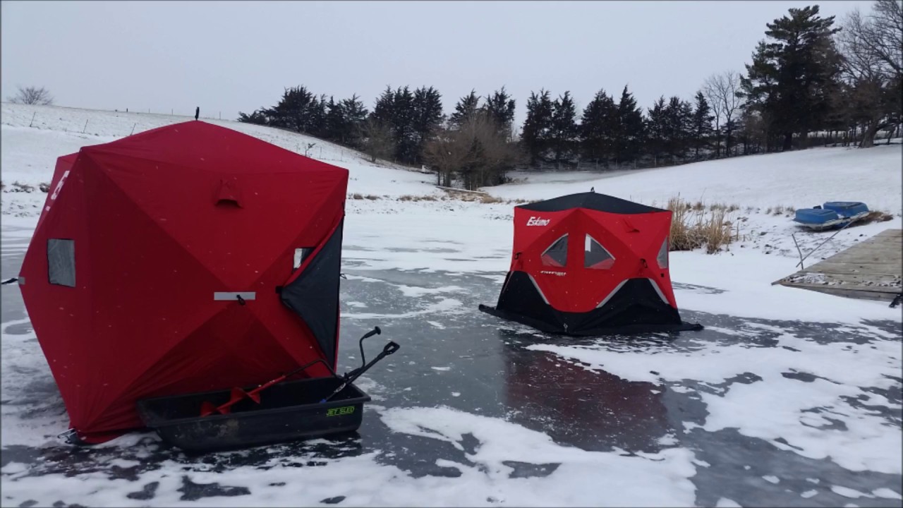 Iowa Ice Fishing, Mid January. YouTube