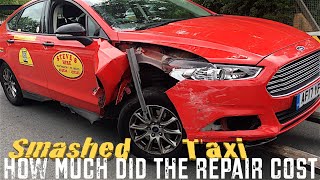Smashed Taxi, How Much Did The Repair Cost !!