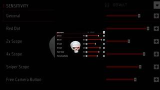 🖥️Free Fire secret Headshot Sensitivity|| Setting⚙️#freefire