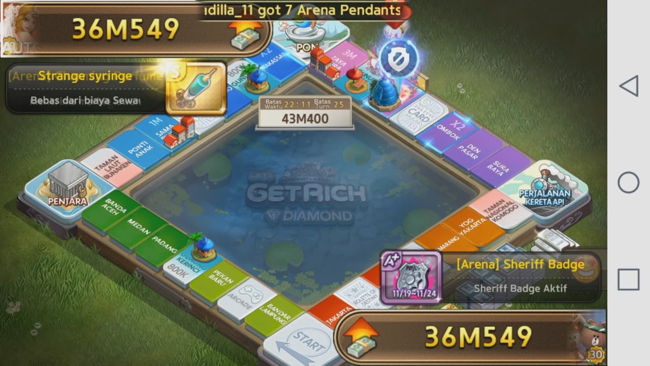 [LINE LET'S GET RICH] Arena Pendant Event Gameplay (LGR INDO)