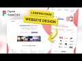 Figma Speed Art - Landing Page Design