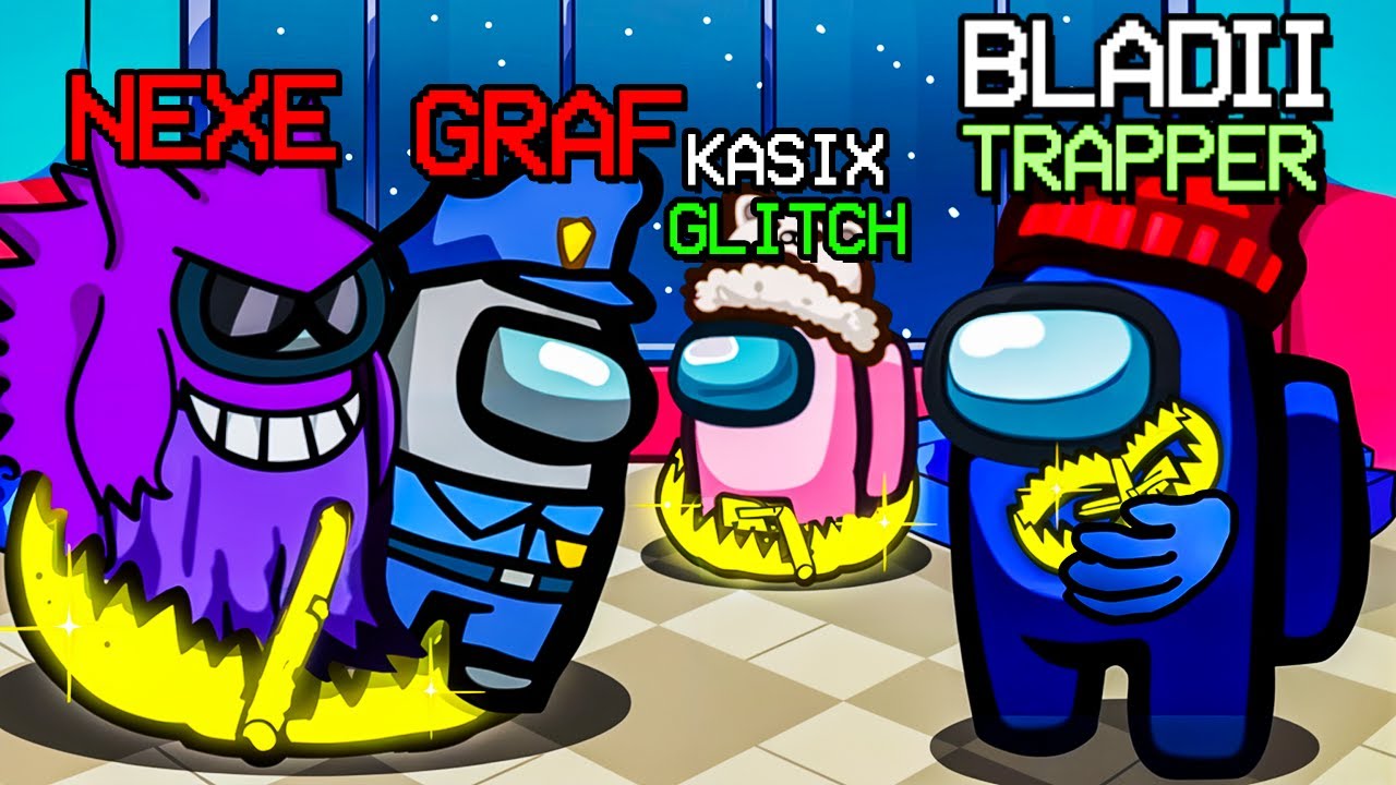 MOJA NAJLEPSZA GRA jako TRAPPER w AMONG US!!!