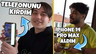 Abimin Telefonunu KIRIP iPhone 14 PRO MAX Hediye ETTİM...