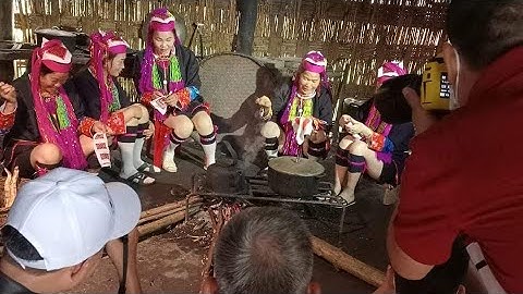 lễ cấp sắc đặt tên cho con Dao thanh y, khe Muối 1 ,Yên Than , Quảng Ninh phần cuối