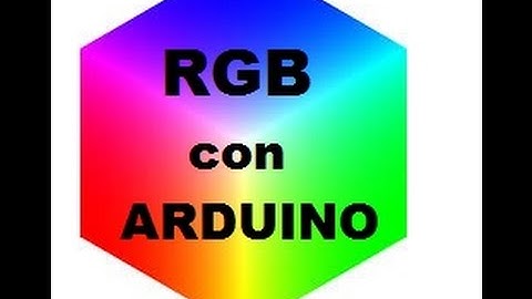 LED RGB CON DISSOLVENZA CON ARDUINO