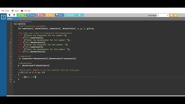 Add two fractions in C | C Program
