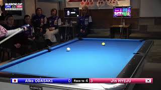 DAY2 | Aiko ODASAKI vs Jin HYEJU | THE 2ND BLUEROSE CUP - YouTube