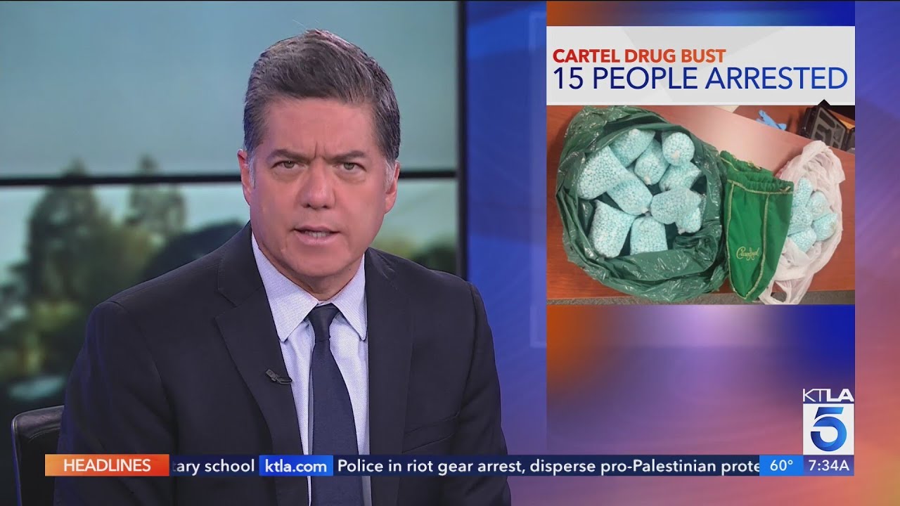 Massive cartel drug bust nets 15 arrest, hundreds of pounds of drugs ...