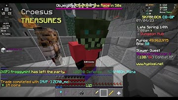 Dropping Wither Shield on 49 floor 7 runs.