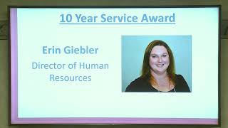 Employee service awards