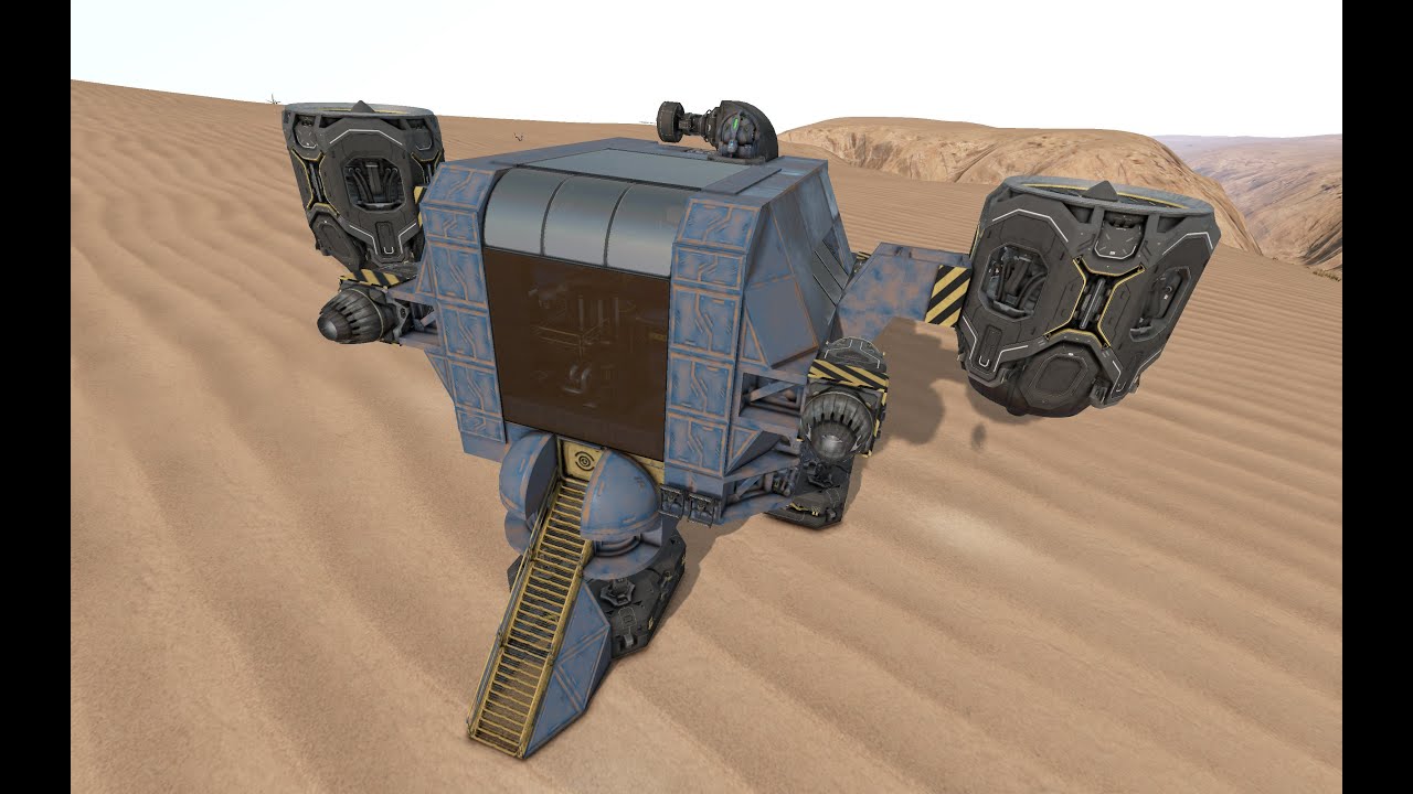 Space Engineers - Rebuilding the original starter ship (Build Stream ...