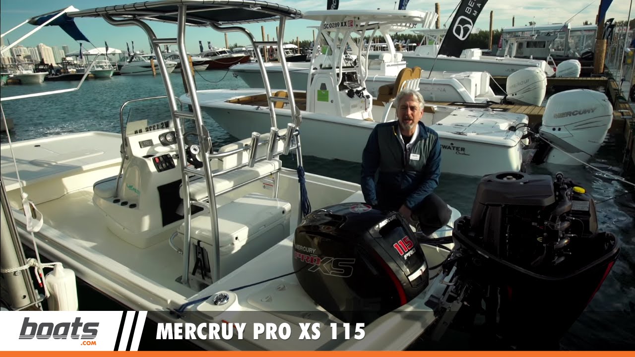 Mercury Pro XS 115 Outboard Engine: First Look Video
