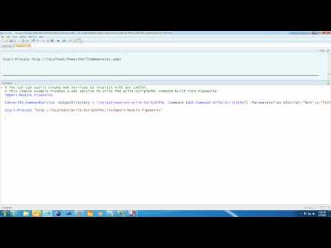 PowerShell Pipeworks Quickstart