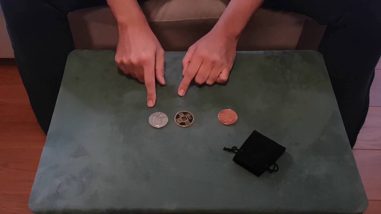 CSB coins (Luis Piedrahita copper silver brass routine) YouTube