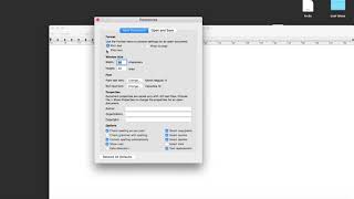 text edit setup