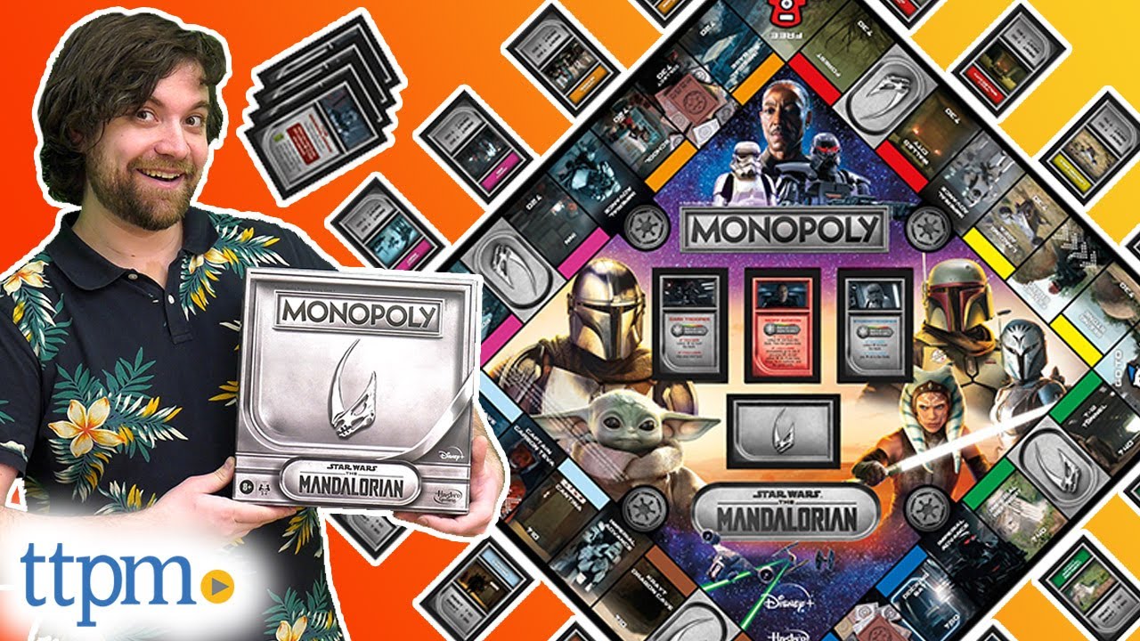 Monopoly: Star Wars The Mandalorian Edition Game from Hasbro Instructions + Review!