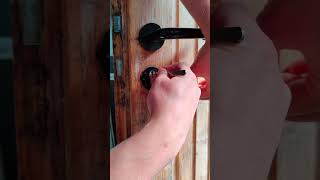 Kellertür - Lockpicking im eingebauten Zustand - lockpicking deutsch / lockpicking für anfänger