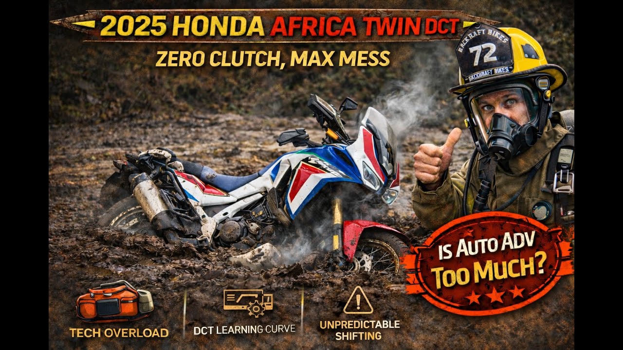😑25 Honda Africa Twin DCT – Extended Review- Automatic Transmission on a Motorcycle??🏍️