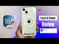 iPhone 13 on iOS 18.5 - Faster or Slower (Review)