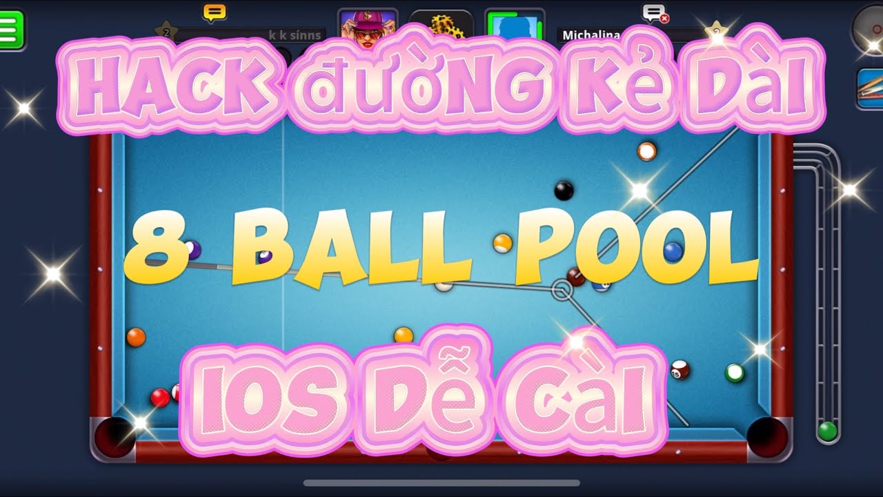 8 Ball Pool đường kẻ dài IOS (Mới nhất) - YouTube