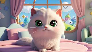 Sleepy Cat Purrs Purrr Purrr Purrr | Bedtime Lullaby & Gentle Animal Song screenshot 1