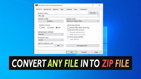 How to Convert Any File In to Zip File | Make a Zip file in Windows | Convert folder to zip file