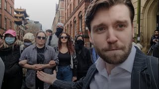 PATRIOTS IN CONTROL, ANTIFA GET MOGGED HARD | Manchester 