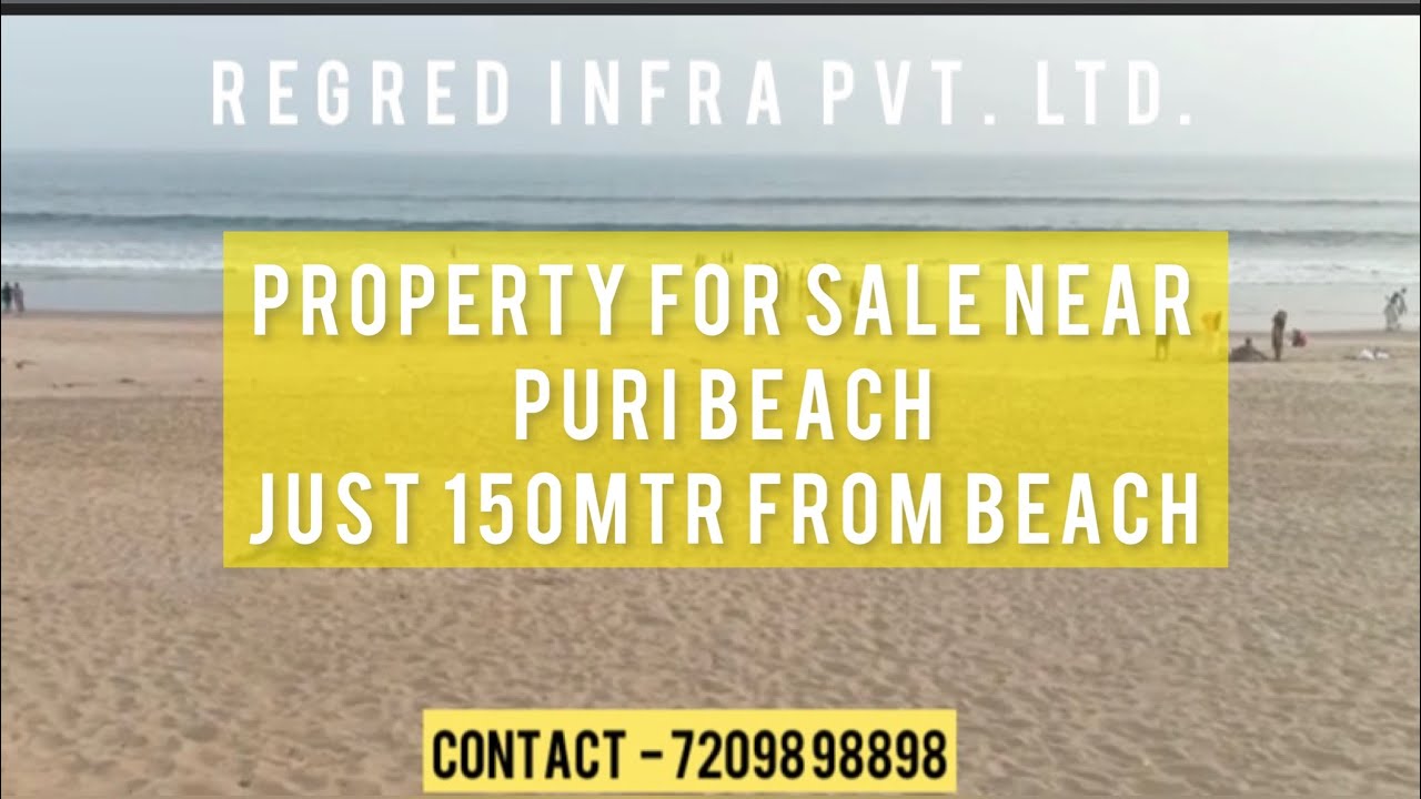 Land for sale in puri just 150 mtrs from Puri Sea Beach Property for