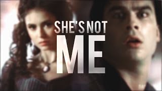 ✗she's not me // damon&katherine [+Elena] Resimi