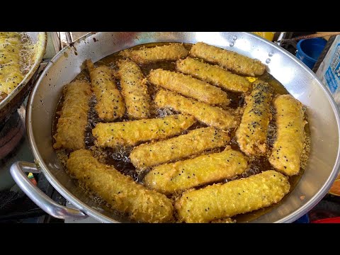Video Chưa từng có, quầy chuối chiên hót đến nỗi khách muốn... - youtube