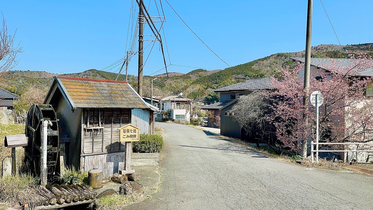 4K Japan Walk - beautiful sunny day walk in Izu city countryside of japan 🇯🇵 