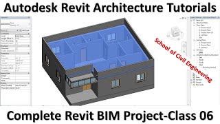 Autodesk Revit architecture tutorials for beginners | Complete Revit BIM Project Class 06 | SOCE
