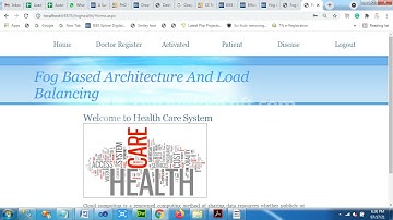 Fog Based Architecture and Load Balancing Methodology for Health Monitoring Systems