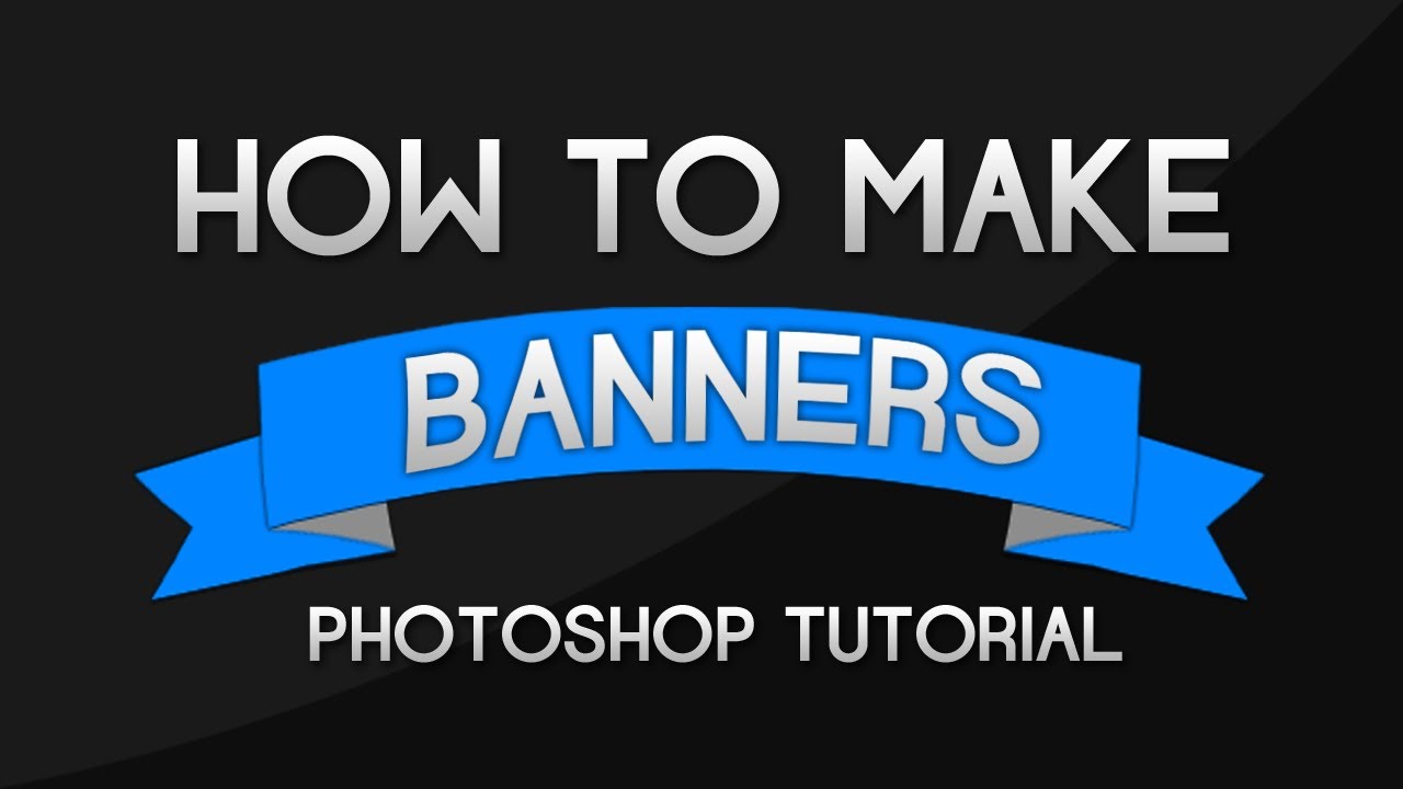 How to make Banners and Ribbons (Adobe Photoshop)