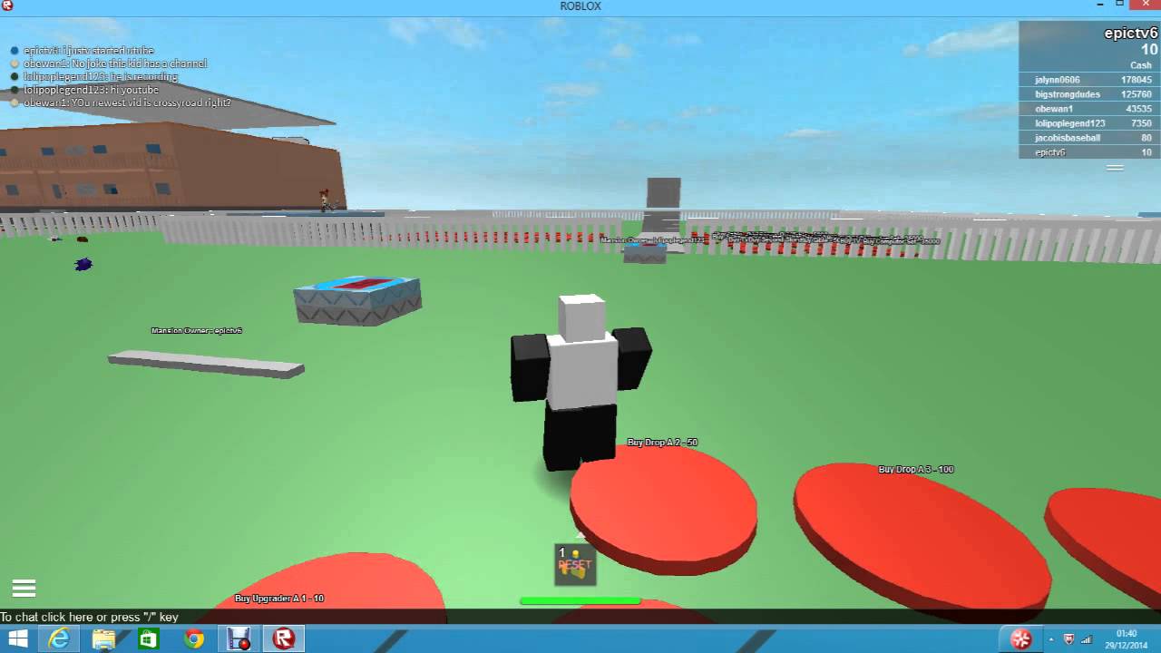 pancake gamer plays ROBLOX mansion tycoon E1 YouTube