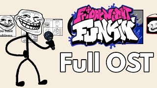 Friday Night Funkin VS Trollface/Trollge- All Songs/Full OST