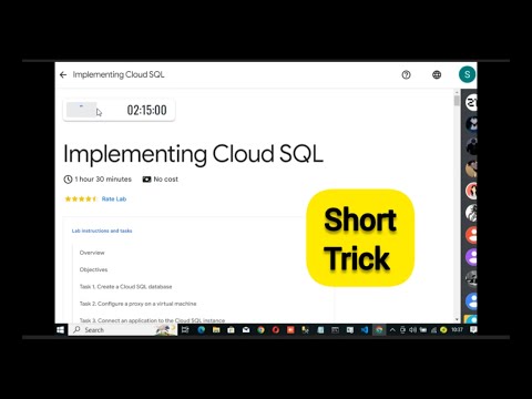 Implementing Cloud SQL (certificationZone) || short trick|| #qwiklabs || #googlecloud  ||