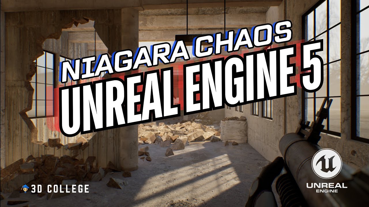 Unreal Engine 5 Chaos System Destruction - Grenade Launcher - YouTube