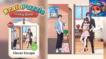 Brain Puzzle TrickyQuest Level 125 clever escape pass the secret code to help the girl escape danger