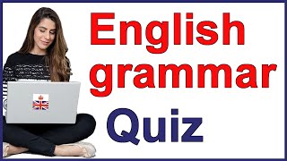 English grammar quiz with answers and explanation